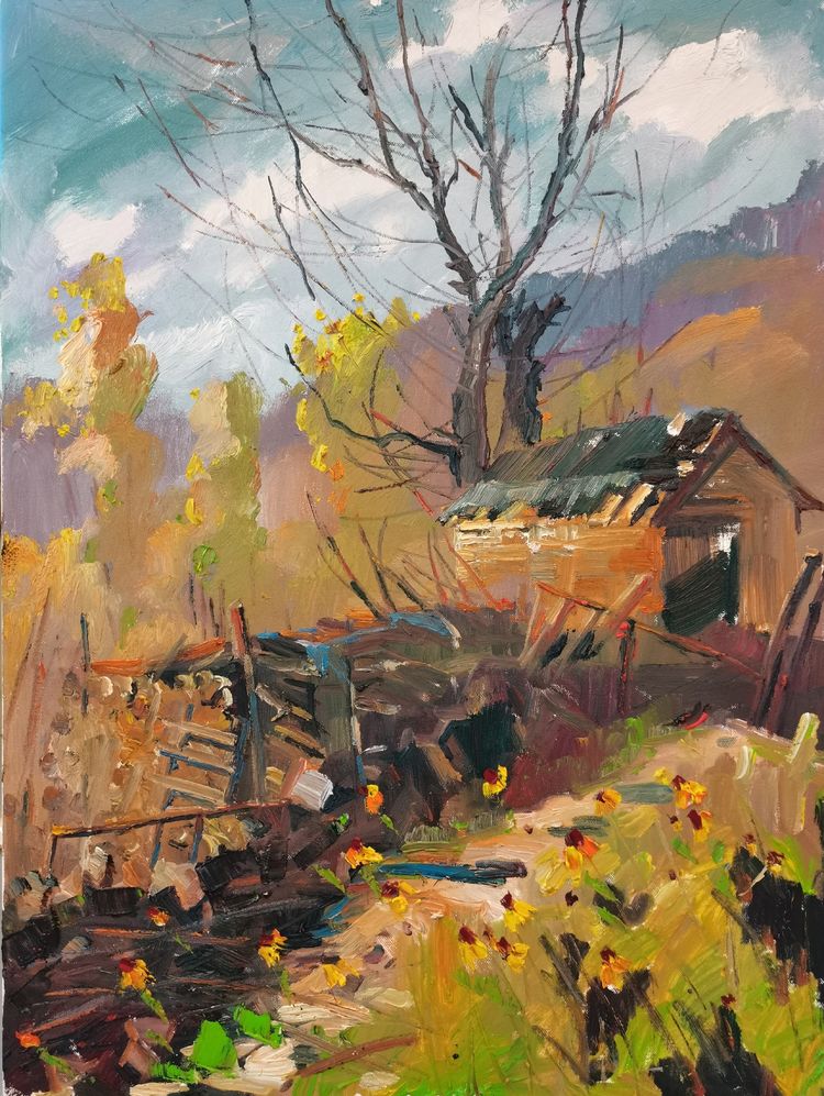 "大自然色彩诗意"佟安生师生油画写生作品