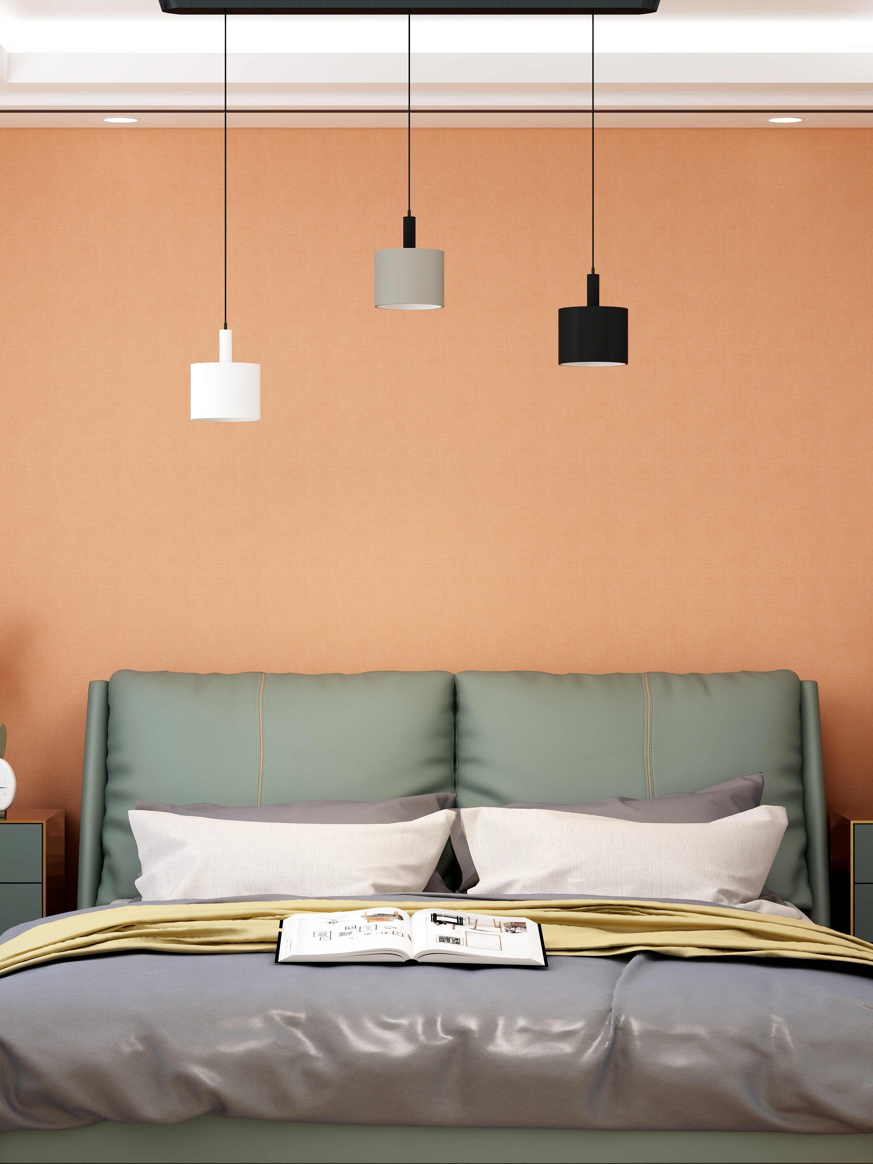 雅绣正青春素色墙布装修的房间,孩子看了都不愿意离开.