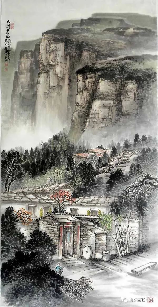 山水画家刘东方作品系列网展:山水怡情(高清组图)