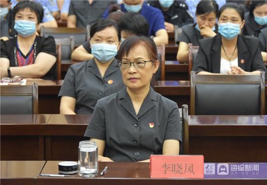 淄博高新区法院王梦萱参加"创先争优作表率·我为党旗添光彩"主题演讲