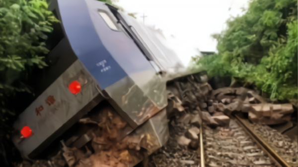 突发泥石流，成渝普速铁路一货运机车脱线