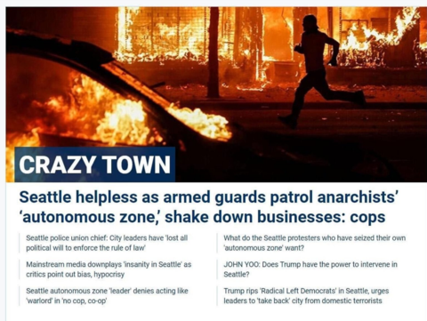 cnn揭穿福克斯新闻抗议"假照片"