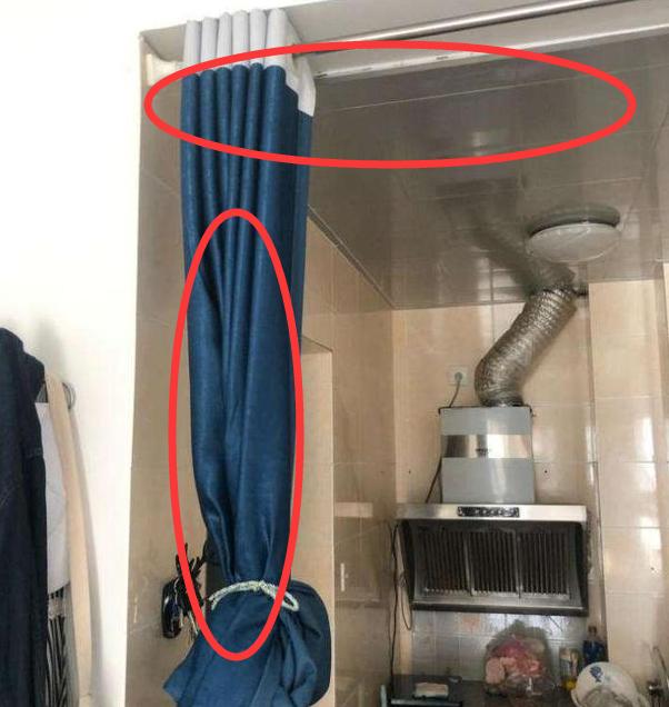 封闭式的厨房不安装门怎么隔离?3种办法解决油烟问题,值得借鉴