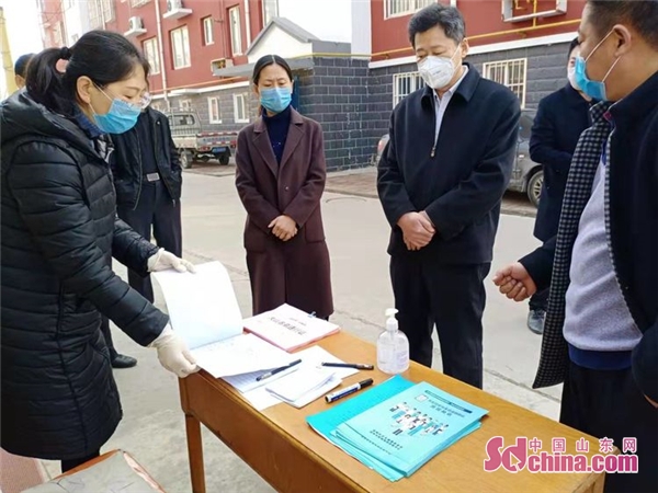 山东滨州无棣县人大常委会主任王振祥到碣石山镇督导疫情防控工作