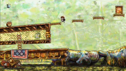 《 奥日与黑暗森林 》的本质是一款 2d 平台跳跃游戏,在它之前,像是