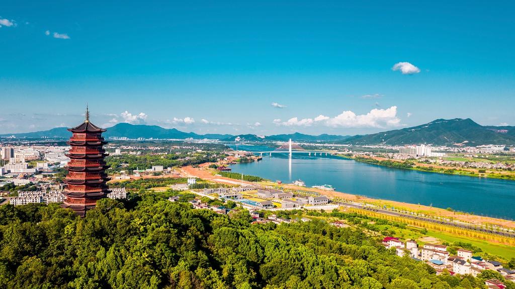 江西吉安五百里赣江最美风光带入画来