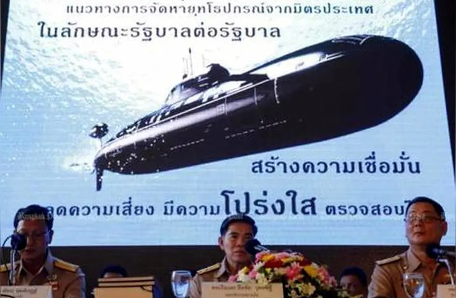 泰国批准增购2艘中国潜艇：泰官员：美国潜艇都行，中国也没问题