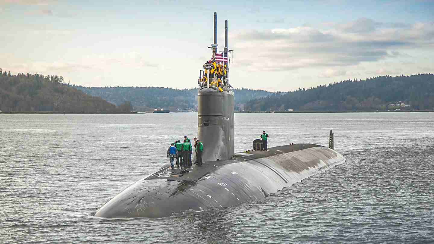 美国海狼级核潜艇_360百科