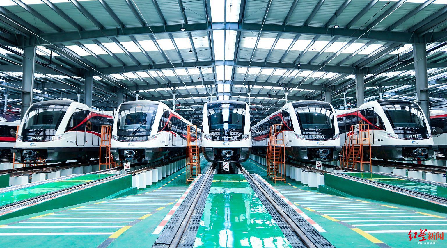 成都轨道交通首次联通东部新区18号线进入空载试运行