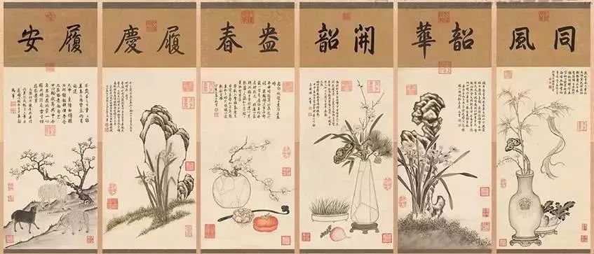 岁朝图中国画里过新年