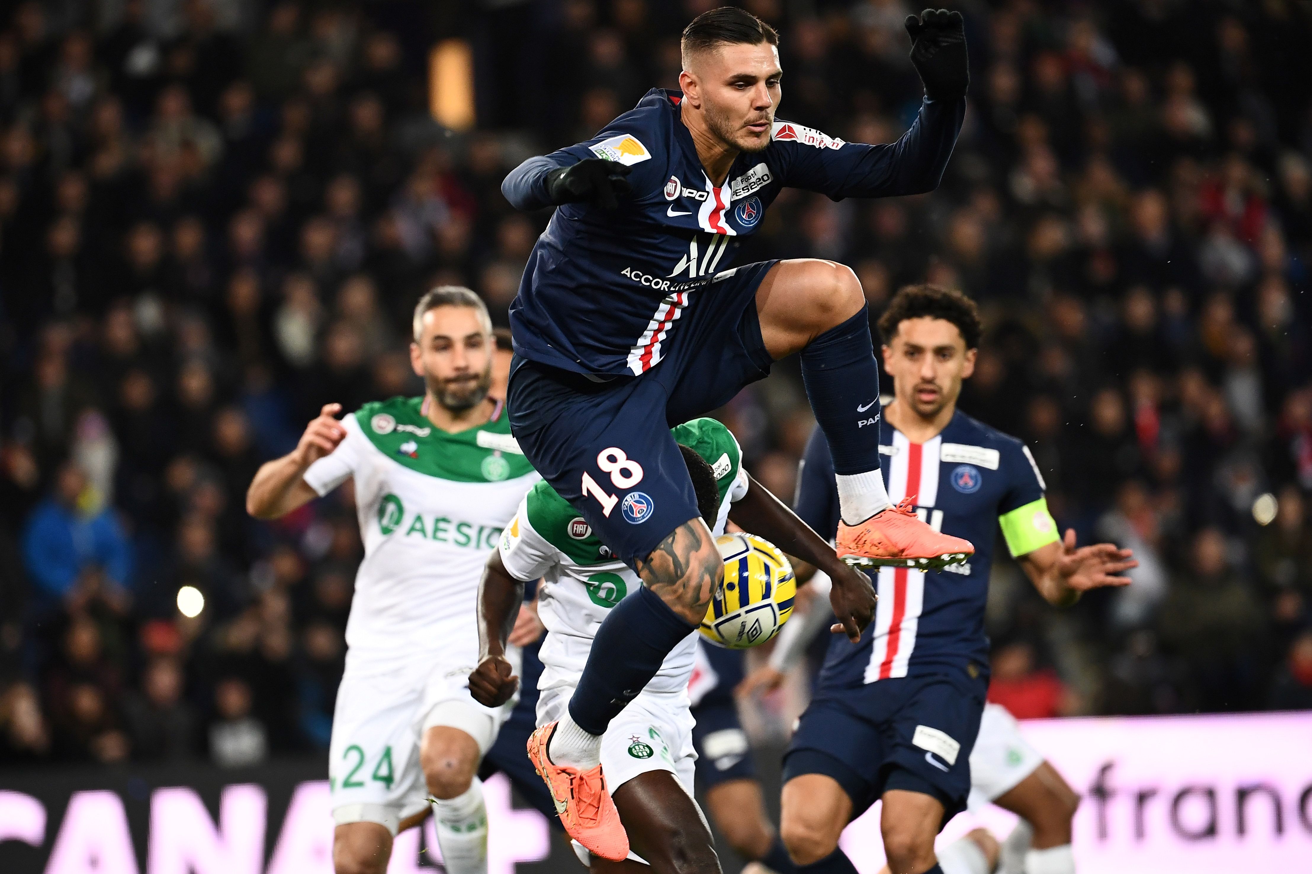 足球法国联赛杯巴黎圣日耳曼胜圣埃蒂安