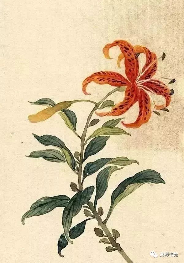 缪谷瑛工笔百花图