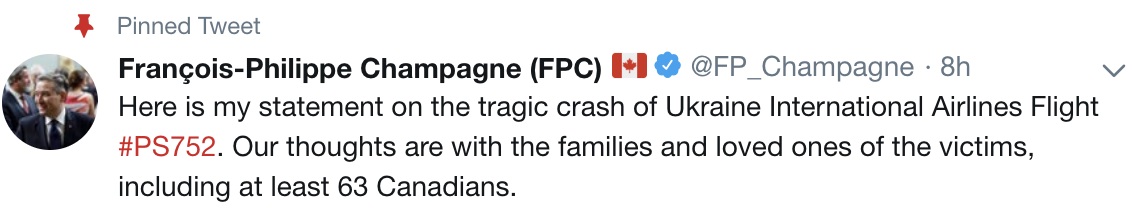 乌克兰坠毁客机中百余人欲前往加拿大，加方誓要弄清真相