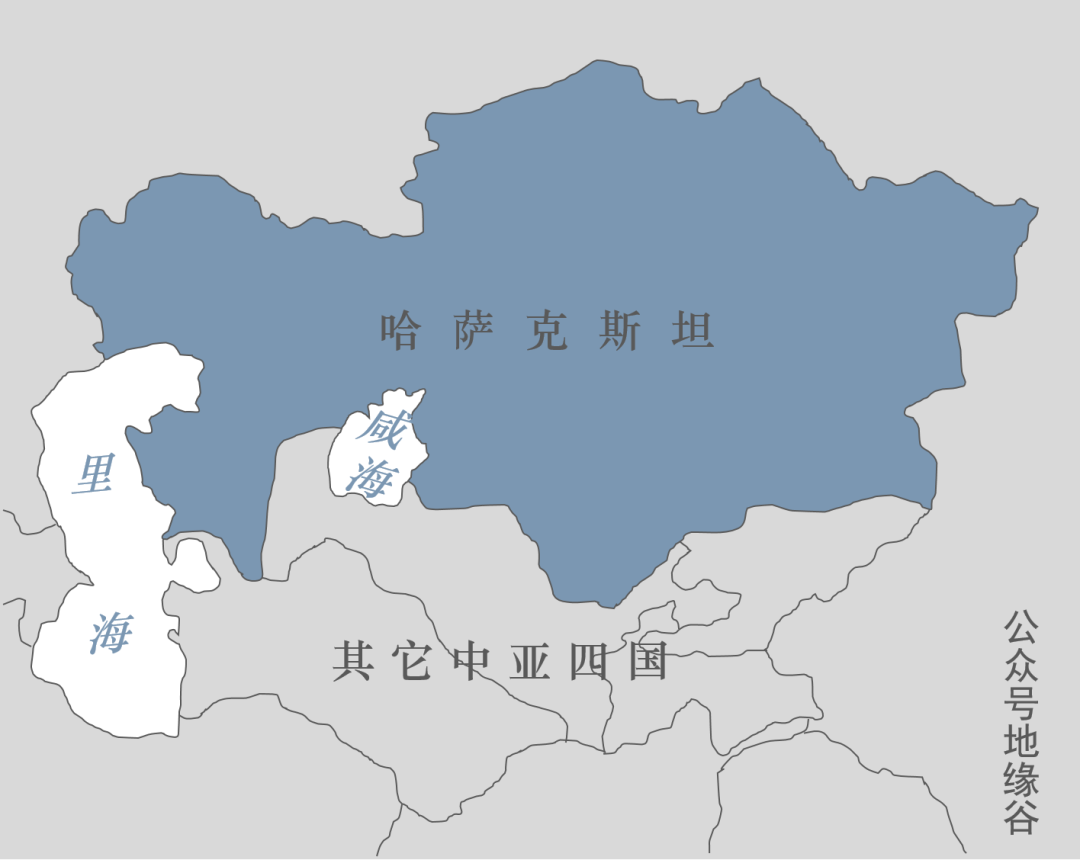 中亚虽大哈萨克斯坦独占一半