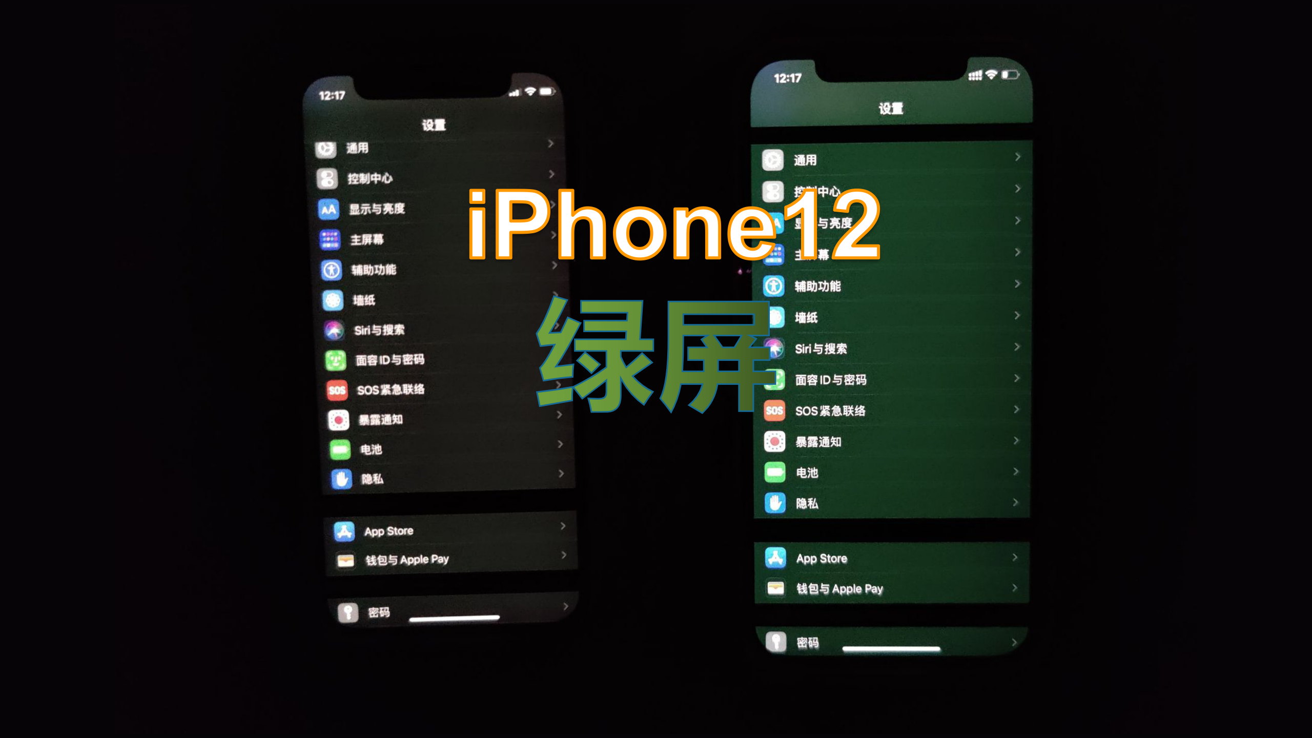 你的iphone12系列绿屏了吗?检测方法__凤凰网