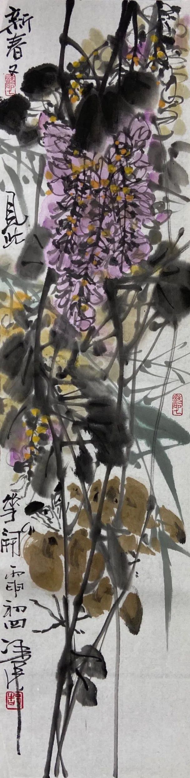 著名画家郜凌民花鸟画欣赏__凤凰网