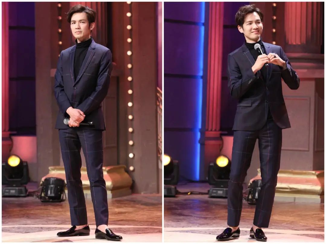 钟汉良穿镶钻西装英气干练,46岁仍是少年脸,真不愧是冻龄男神