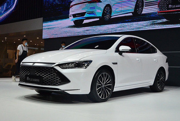 2020广州车展比亚迪全新秦plus实拍体验