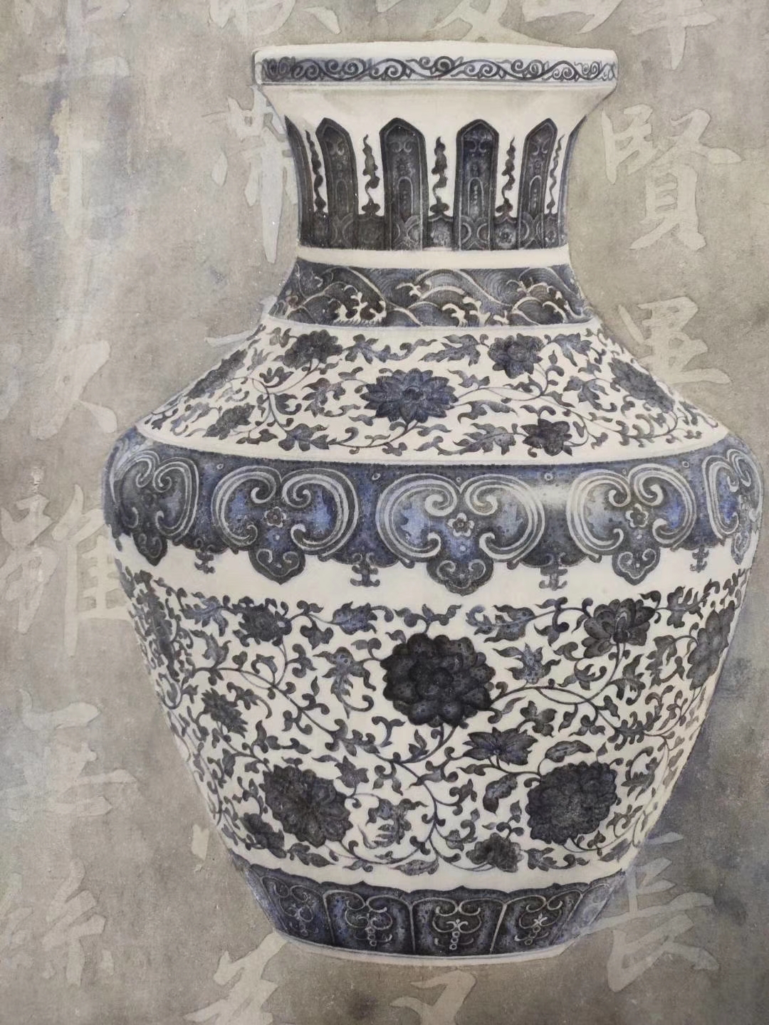 艺术家张永军 | 工笔青花 ·印——赏析__凤凰网