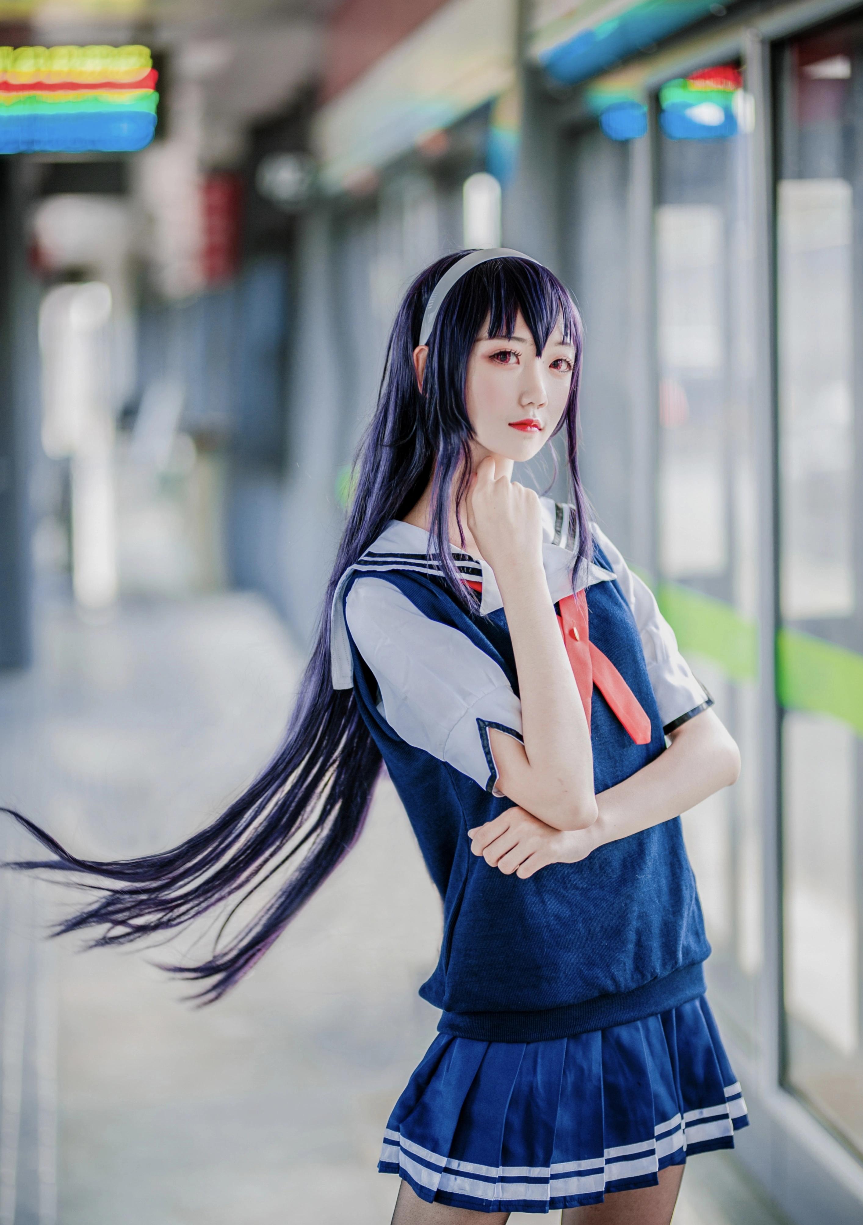 cos:路人女主,英梨梨和学姐,都很爱学习呢