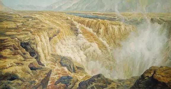 画黄河,黄河画,大气磅礴!