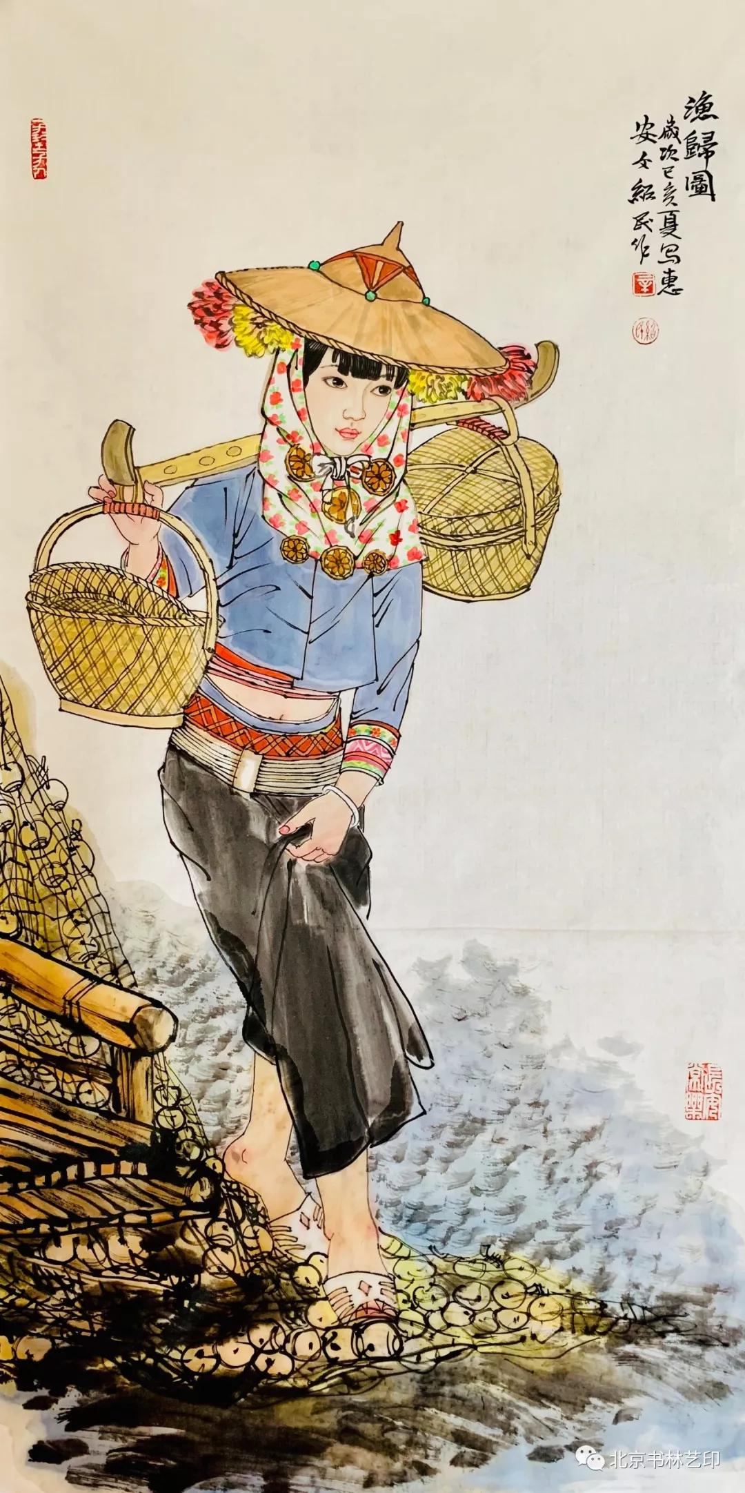 绚烂归于天然——画家辛绍民人物画欣赏