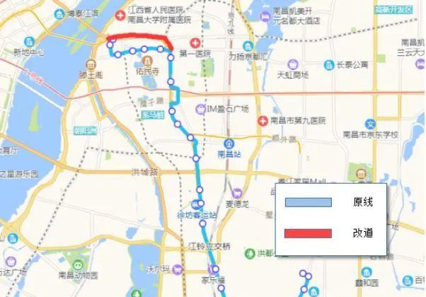 南昌BRT1路线图图片