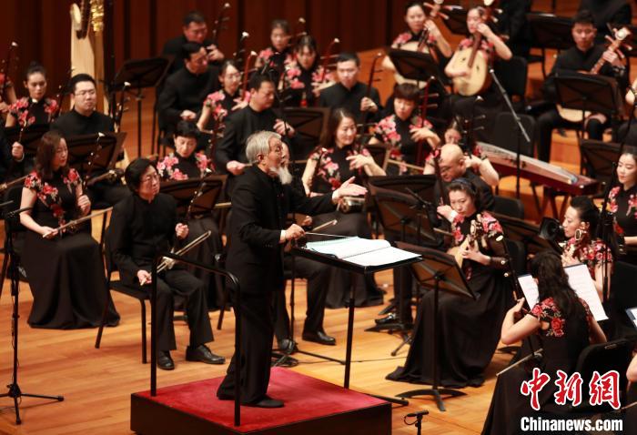 大型民族交响乐《关公颂》演出现场 郭幸福 摄