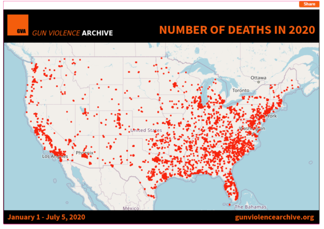 美国迎来“血腥”国庆假期，枪击案超400起、最小受害者仅6岁_凤凰网