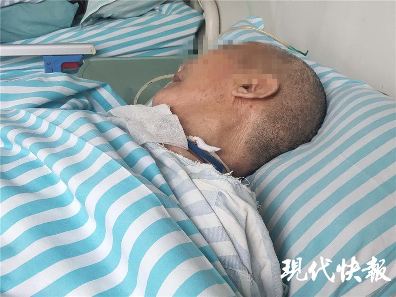 78岁老人脑出血住院近两年三子女因拆迁利益至今不接老人回家