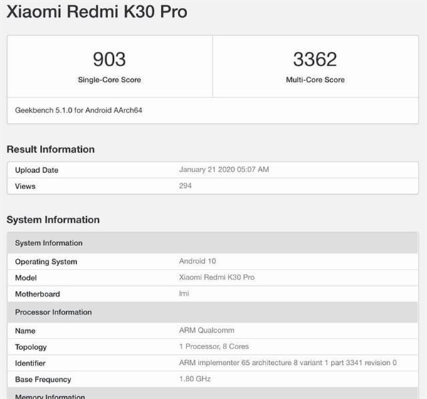 骁龙865/双模5G Redmi K30 Pro曝光：采用弹出全面屏_凤凰网