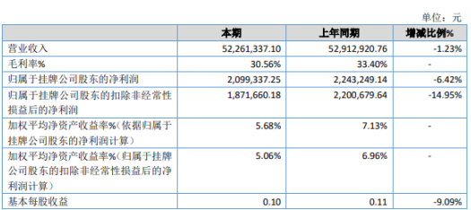 新財智2019年淨利20993萬下滑642資產減值損失較去年同期增加