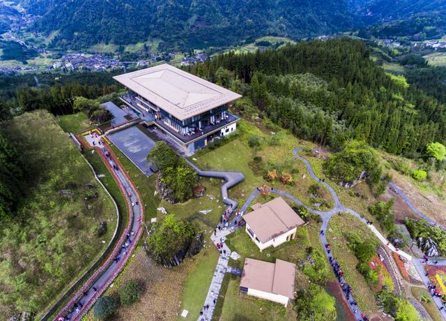 黑石与20万株绚烂艳丽的郁金香巧妙融合,如同雅安的秘密花园,漫步公园