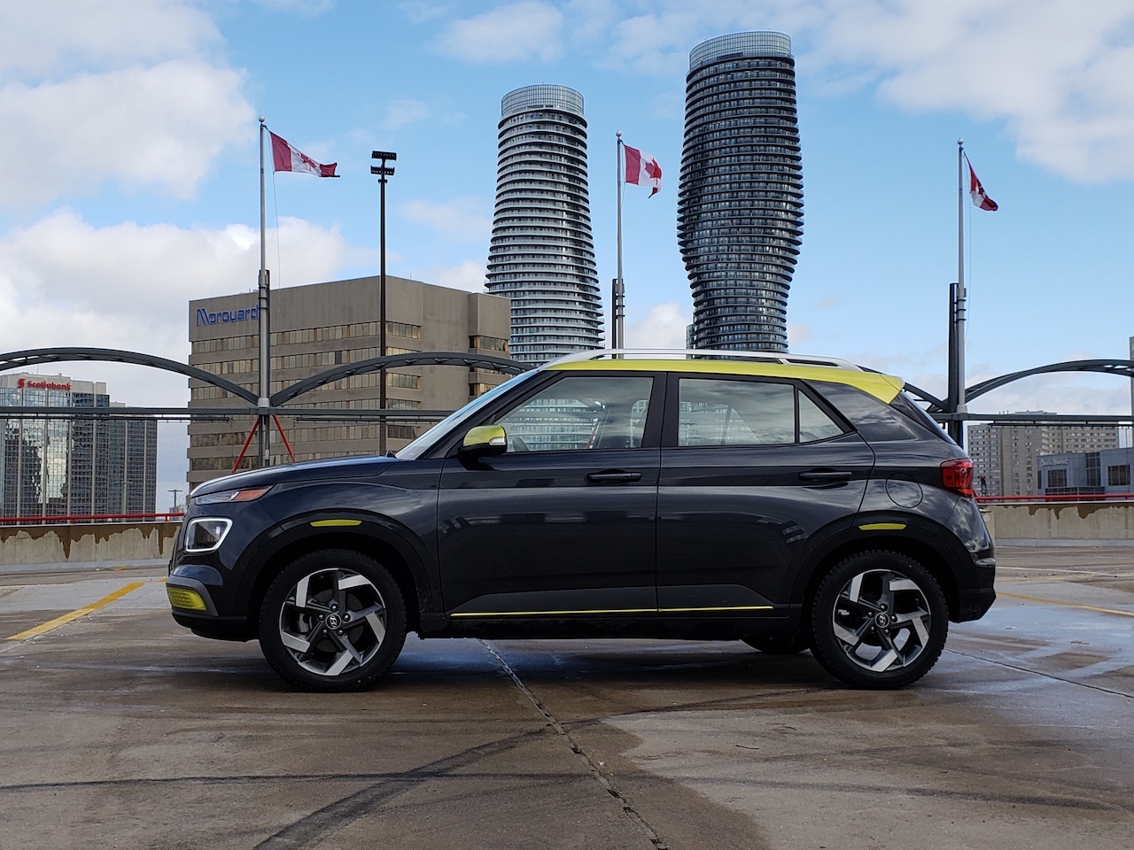 最低级别的入门小型suv外观相当时髦:2020款现代venue__凤凰网