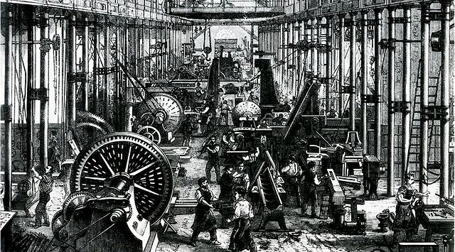 第一次工业革命 油画图片