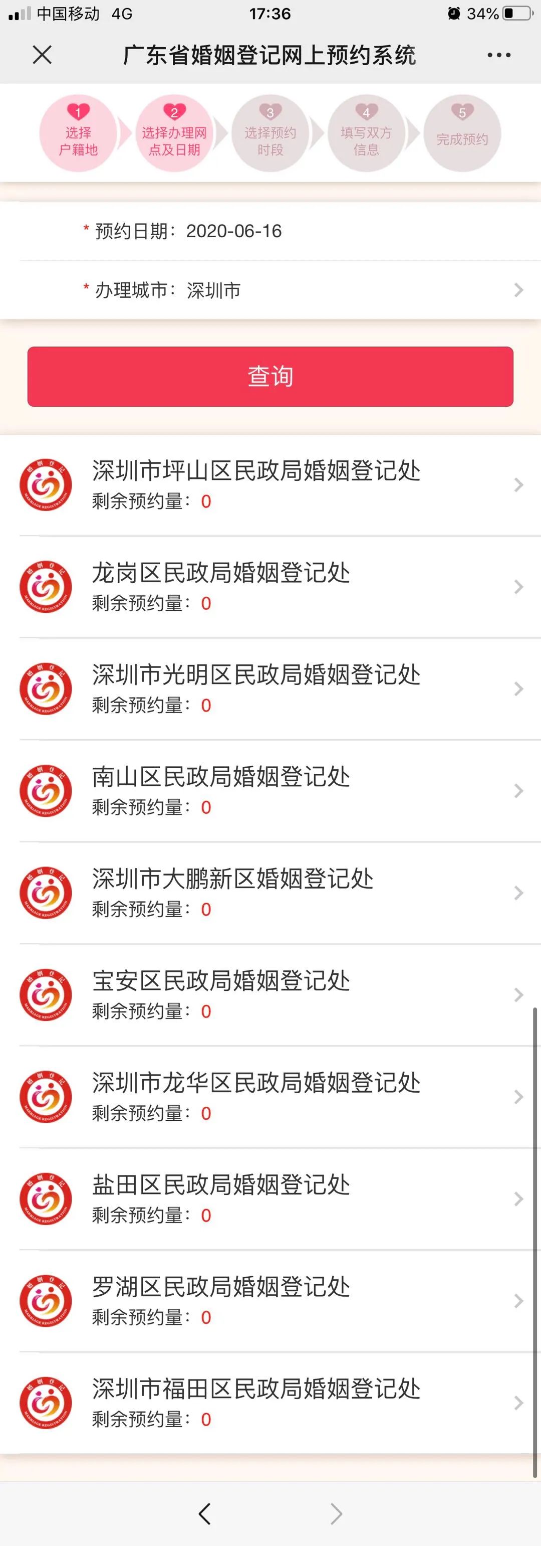 深圳離婚預約一號難求,已排隊到6月中旬