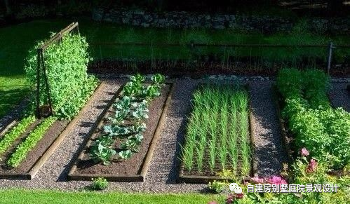把菜园当景看,15个庭院景观菜圃,收获满满的幸福——豪宅自建房别墅