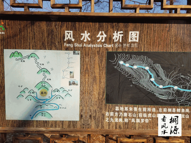 朱熹墓之太祖山是山顶土金相间,极尊金星的武夷黄岗山,少祖山是渡水重