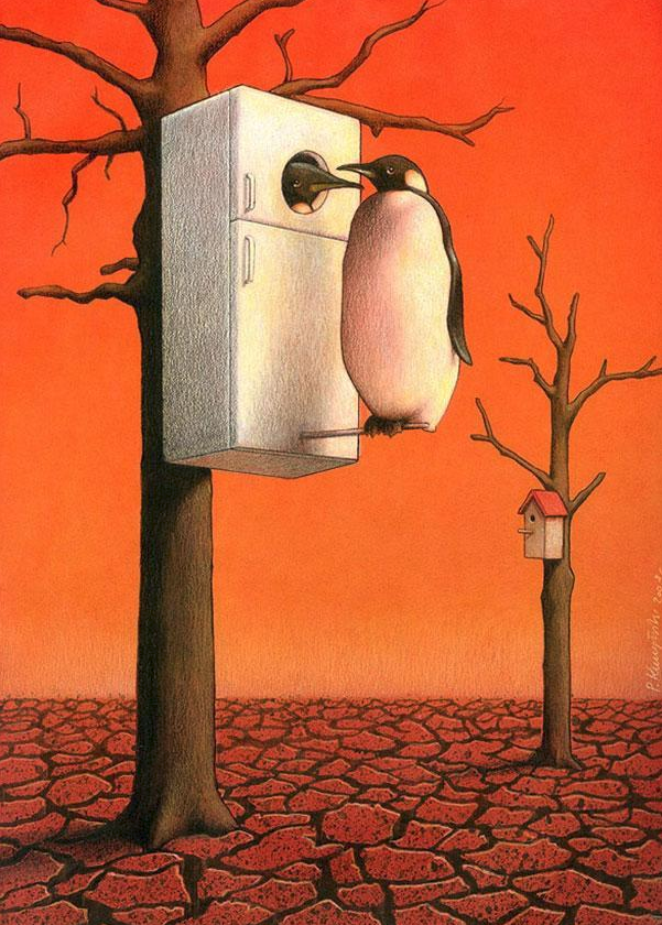 别让科技毁了你这12幅讽刺插画引人深思年轻人应该看看