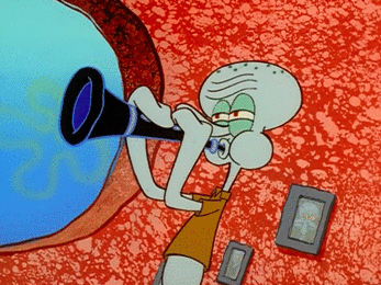 每个像我一样的文艺青年是不是都活成了章鱼哥