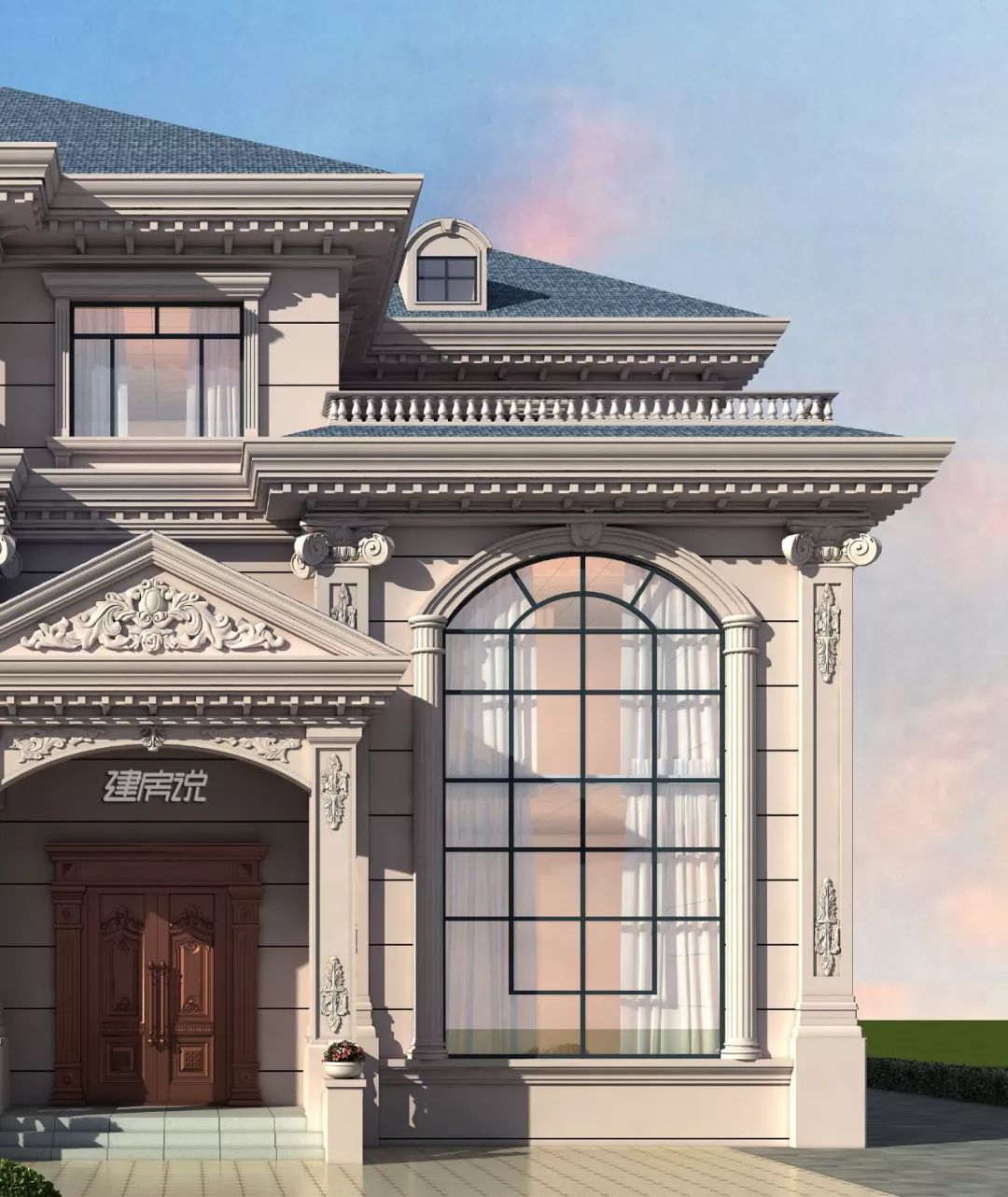 待在家里无聊怎么办?看这栋精美别墅,提前做好建房选择