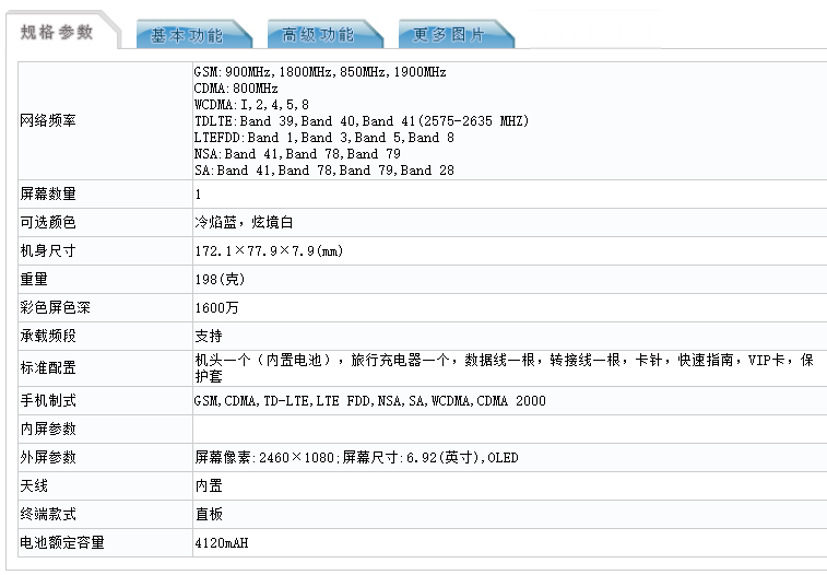 首发屏下摄像头,中兴a20 5g入网配置信息曝光__凤凰网