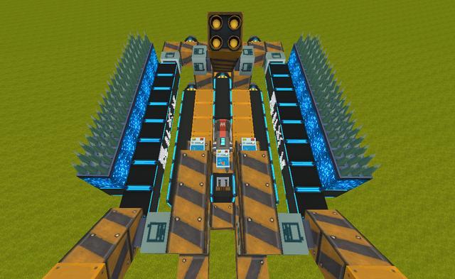 迷你世界电路和机械合体天下无敌评测大神创造的超级战车