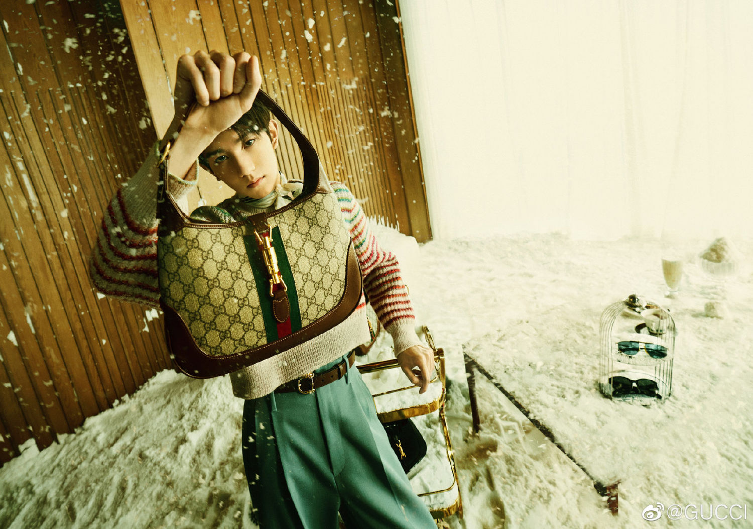 王源x gucci写真大片公开,学院风的复古文艺少年来袭