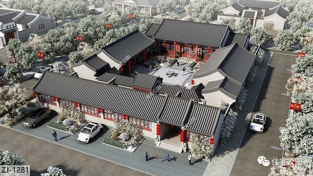 传承国风2839米大美二进四合院千字详细解说四合院布局