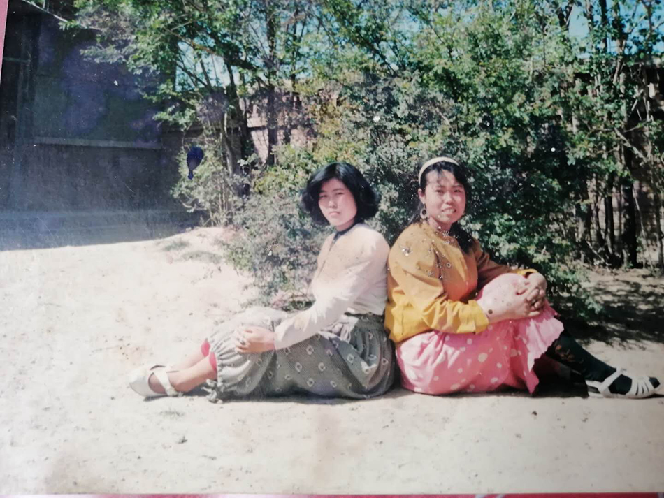 王晓玲和妹妹合照
