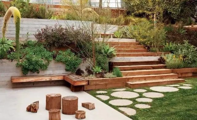 设计——豪宅自建房别墅农村乡村庭院子私家花园景观绿化翻新改造设计