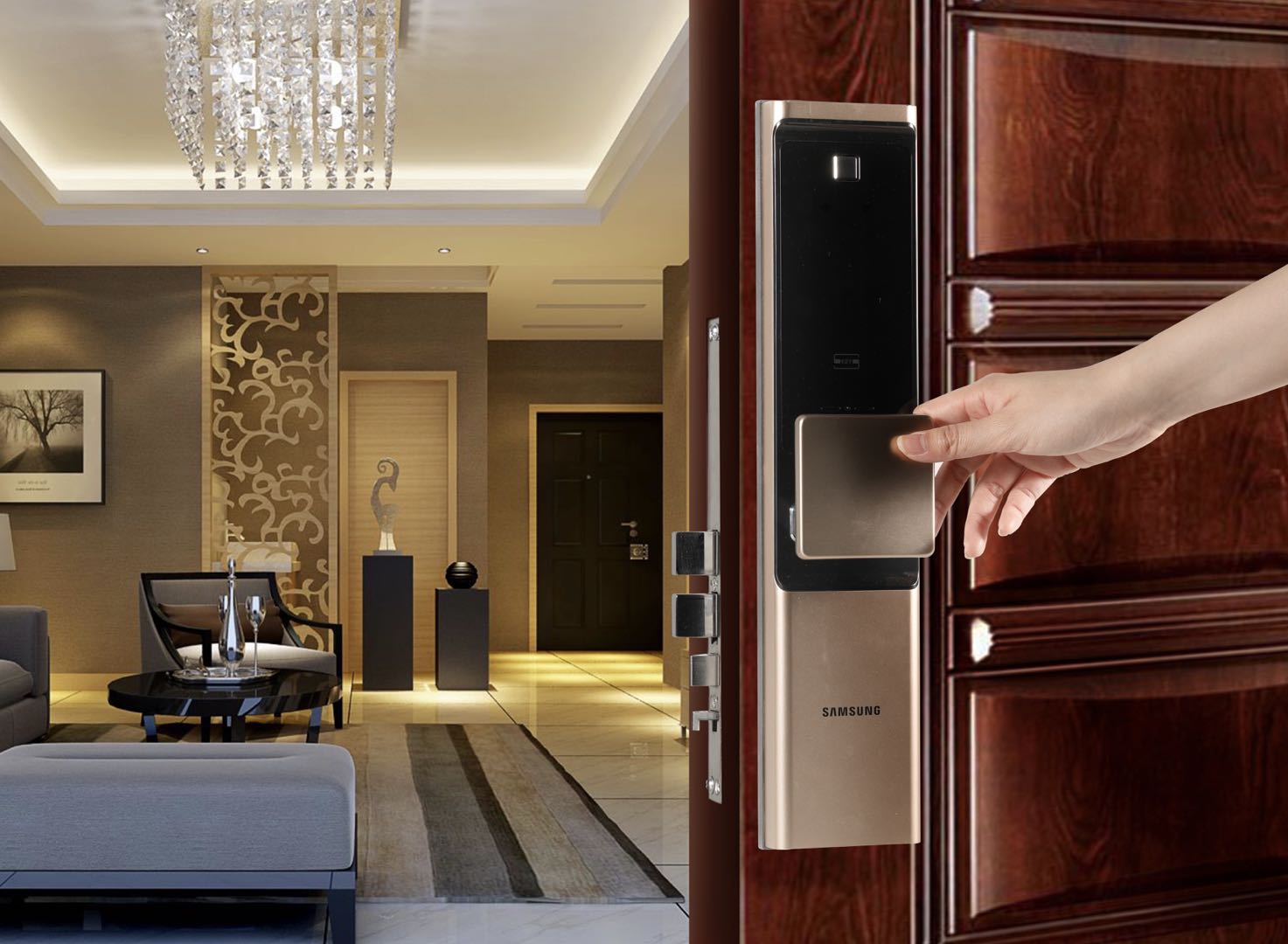 500万家庭的选择 三星智能锁用实力赢得信赖