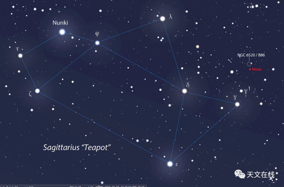 梅西耶8号礁湖星云