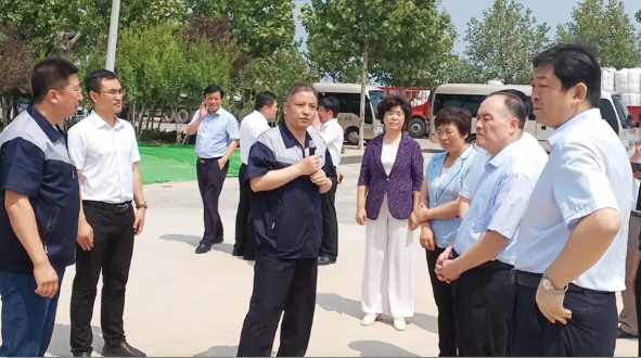 市委常委统战部部长彭小毛,副市长张桂爱,平原县委书记王洪霞以及县委